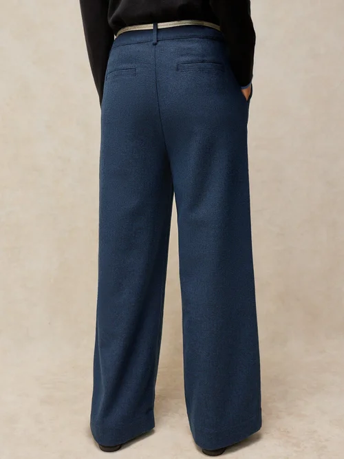 Pantalon large Belle Tweedy - Navy Multi - 48/R Image 4
