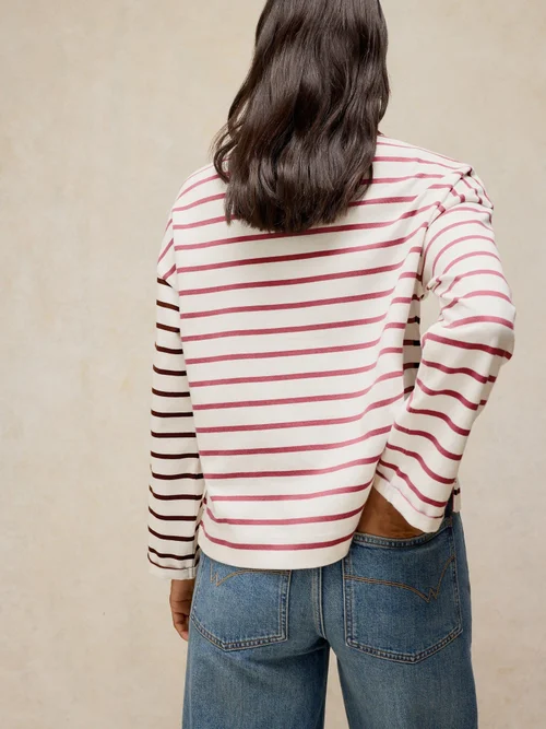Tee-shirt à manches longues Kim Stripe - Ivory Mlt - 52 Image 4