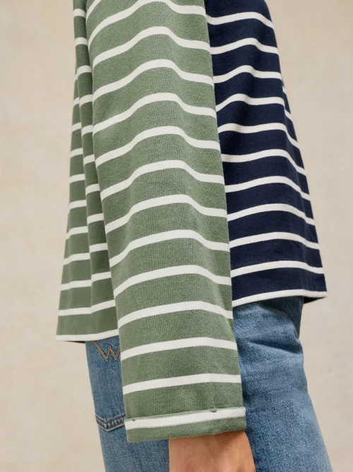 Tee-shirt à manches longues Kim Stripe - Navy Multi - 52 Image 2