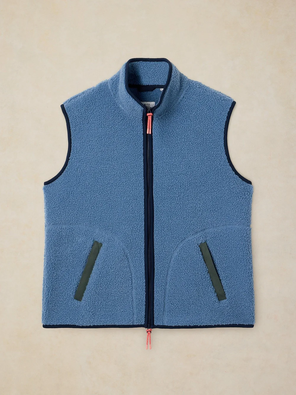 Gilet Borg zippé - Mid Blue - XXXL Image 1