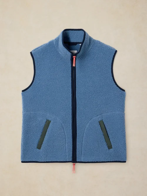Gilet Borg zippé - Mid Blue - XXXL Image 1