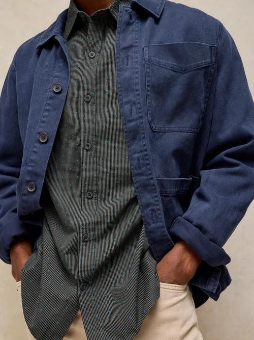 Chemise Douglas LS Dobby - Grey Mlt - XXXL Image 2