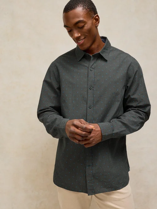 Chemise Douglas LS Dobby - Grey Mlt - XXXL Image 1