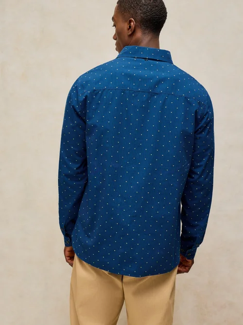 Chemise Douglas LS Dobby - Navy Multi - XXL Image 4