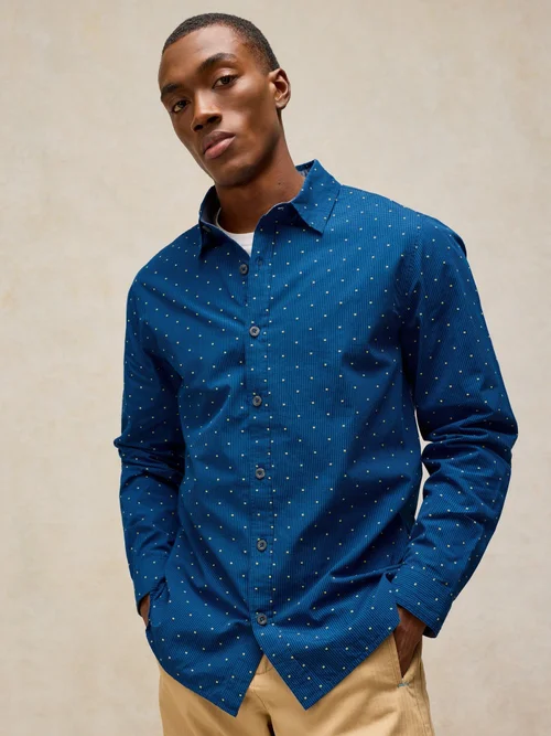 Chemise Douglas LS Dobby - Navy Multi - XXL Image 1