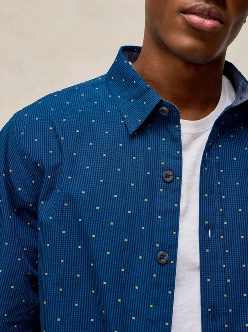 Chemise Douglas LS Dobby - Navy Multi - XXL Image 2