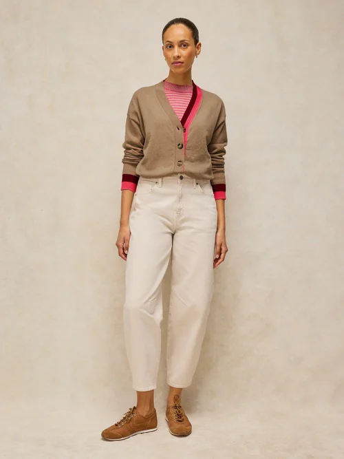 Cardigan Katie V Nk - Nat Mlt - 50 Image 2