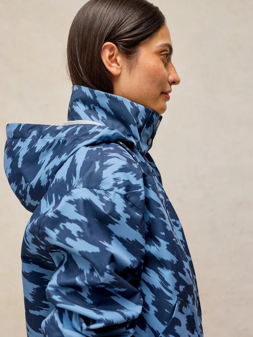 Veste courte imperméable Beth - Navy Multi - 52 Image 3