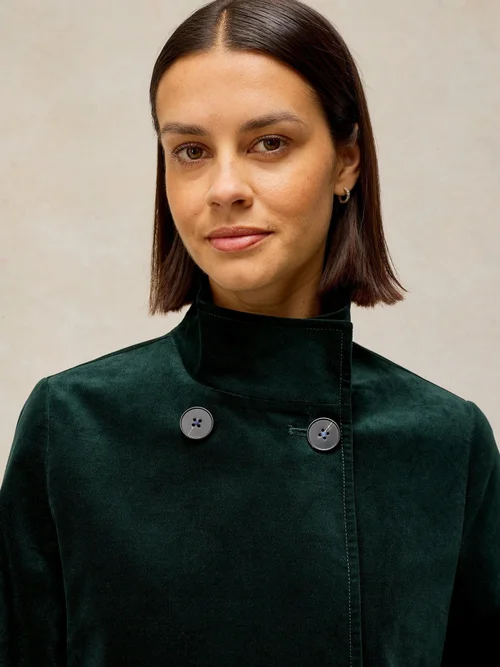 Manteau Kaia en velours - Dk Green - 52/R Image 2