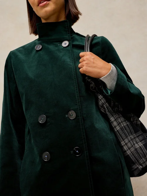 Manteau Kaia en velours - Dk Green - 52/R Image 3