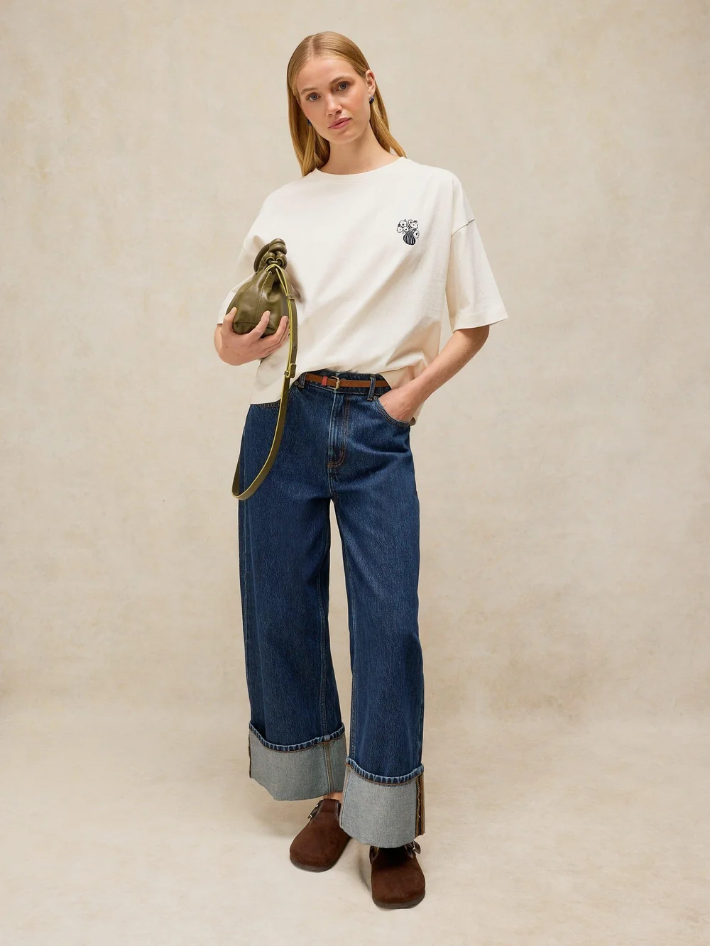 T-shirt brodé Katya - Ivory Mlt - 52 Image 1