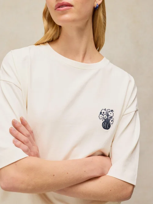 T-shirt brodé Katya - Ivory Mlt - 52 Image 2
