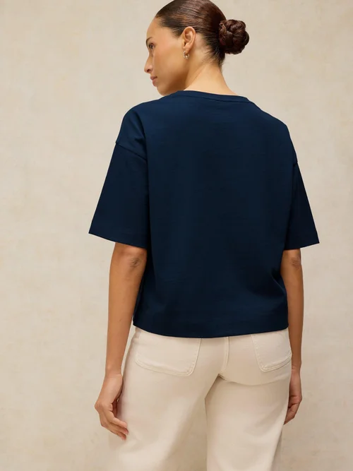T-shirt brodé Katya - Navy Multi - 52 Image 4