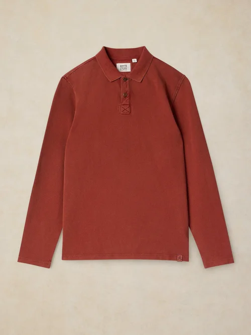 Polo Utilitaire Ls - Dk Red - XXXL/R Image 1