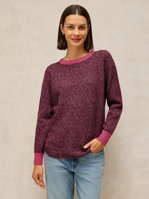Pull Talia Nep - Plum Mlt - 52 Image 3