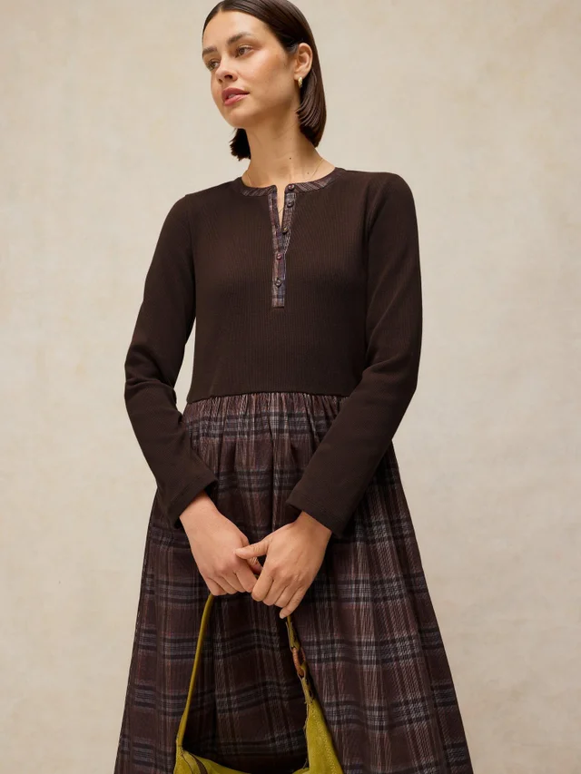 Robe en jersey mixte Dakota