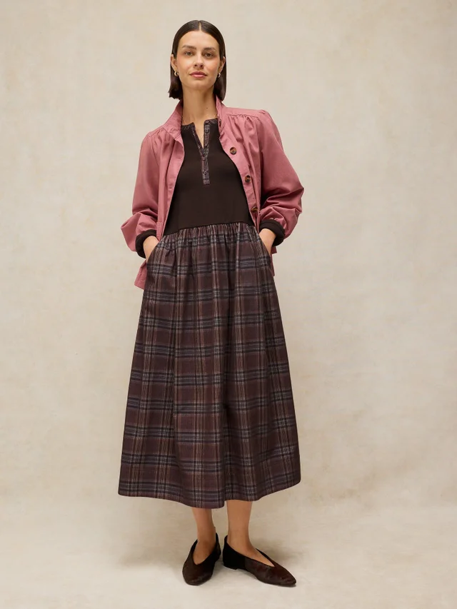 Robe en jersey mixte Dakota