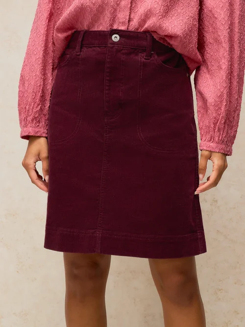 Jupe Tia en Corde - Dk Plum - 50/R Image 1