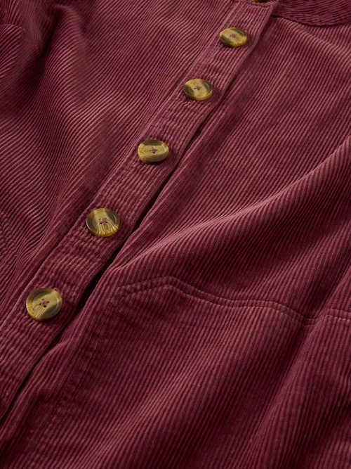 Robe droite en velours côtelé Millie - Dus Pink - 46/R Image 2