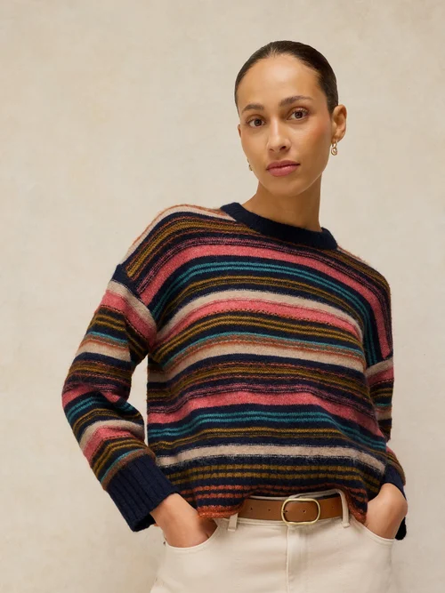 Pull rayé Florence - Navy Multi - 48 Image 1