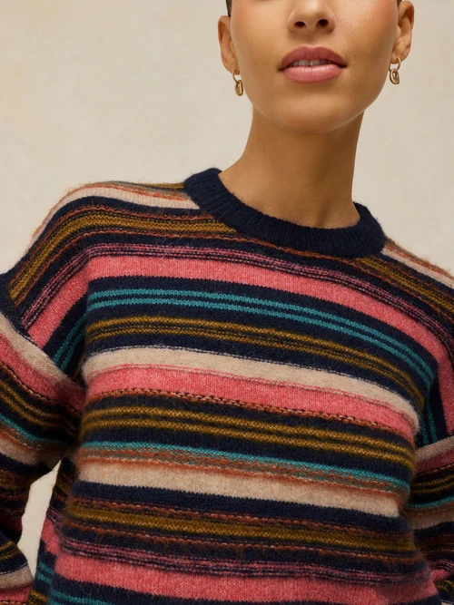 Pull rayé Florence - Navy Multi - 48 Image 3