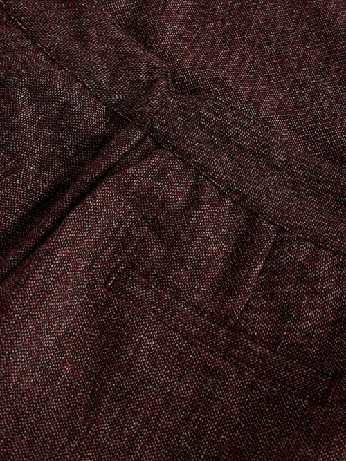 Pantalon large Sasha Tweedy - Plum Mlt - 50/R Image 2