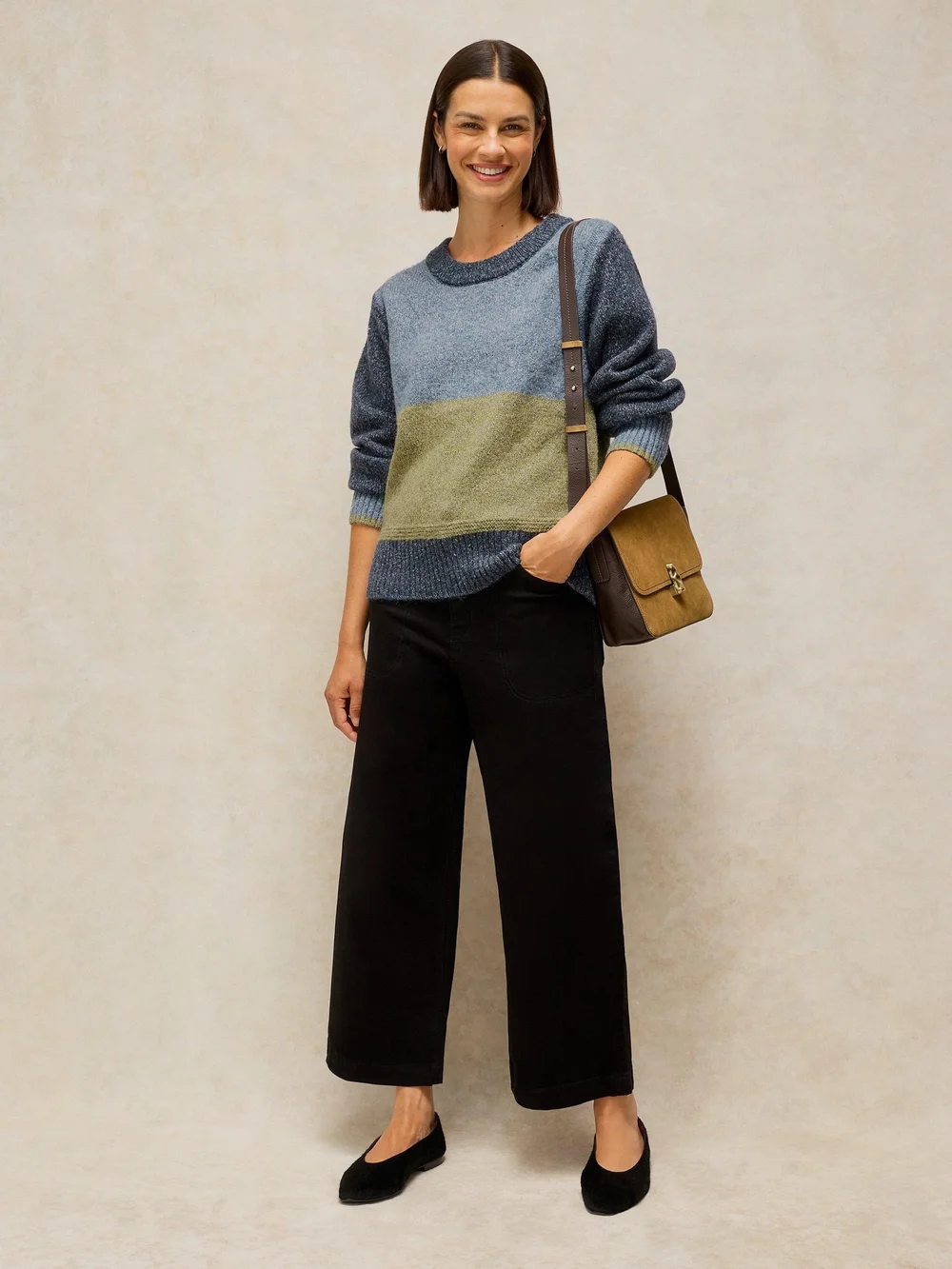 Pull col rond Lucie - Blue Mlt - 48 Image 1