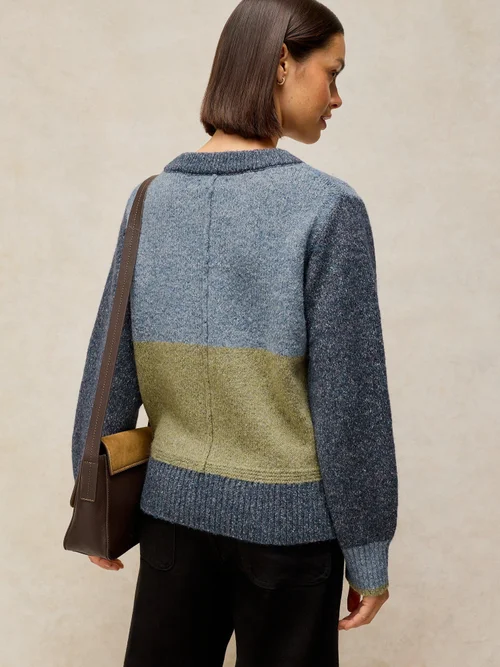 Pull col rond Lucie - Blue Mlt - 48 Image 4