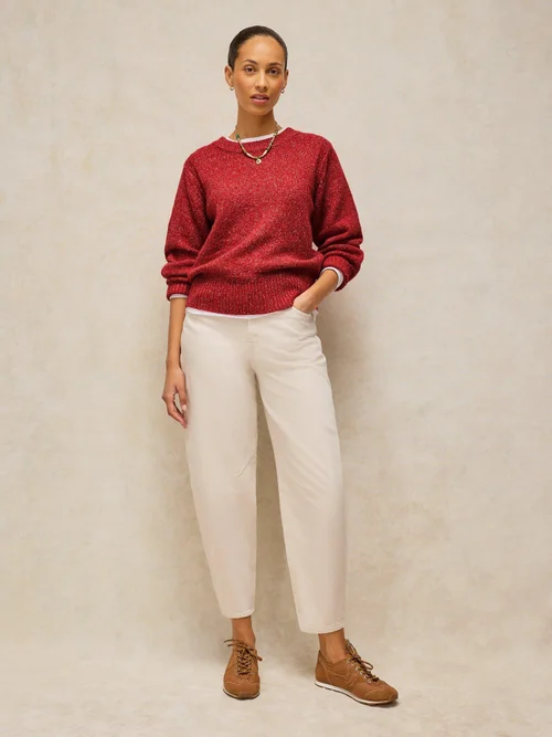 Pull col rond Lucie - Brt Red - 48 Image 2