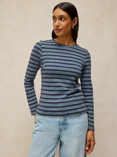 Tee-shirt rayé Sadie - Blue Mlt - 52 Image 2