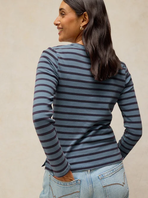 Tee-shirt rayé Sadie - Blue Mlt - 52 Image 4