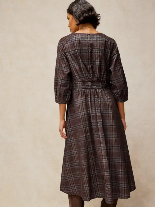 Robe Kate en velours côtelé - Brown Mlt - 50/R Image 4