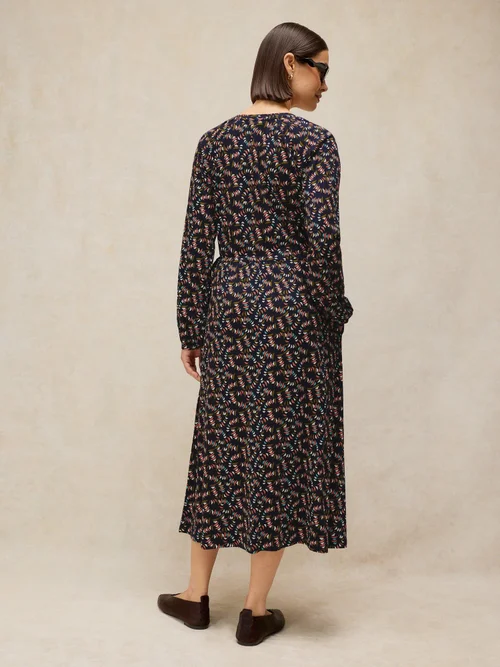Robe en jersey Harper - Navy Multi - 52/R Image 4
