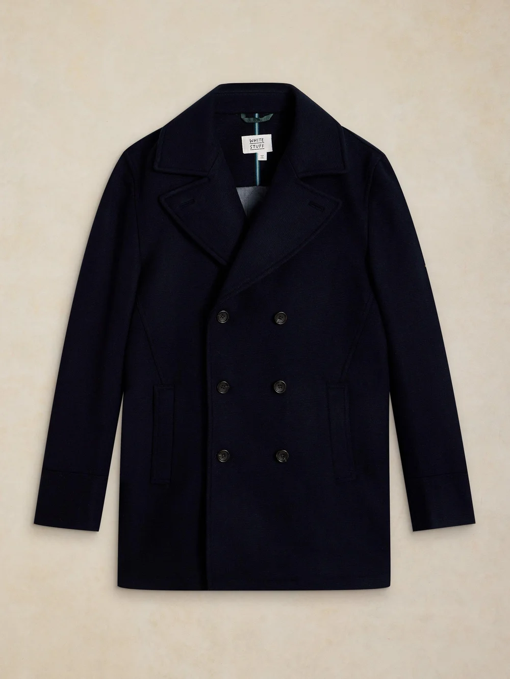 Manteau Peacoat Hadley en Mélange de Laine - Dark Navy - XL Image 1