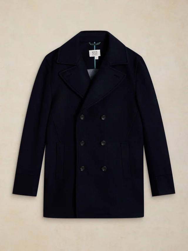 Manteau Peacoat Hadley en Mélange de Laine