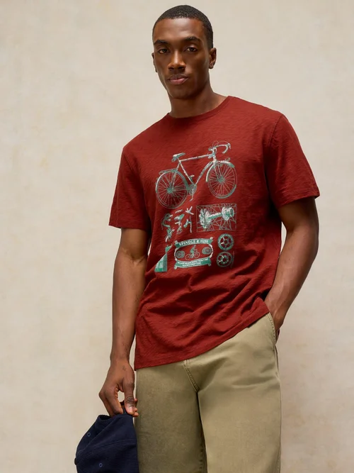 T-shirt graphique Abersoch - Red Pr - XXL/R Image 3