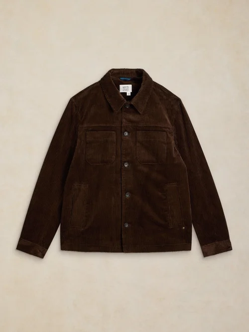 Veste en velours côtelé Crosby - Dk Brown - XL Image 1