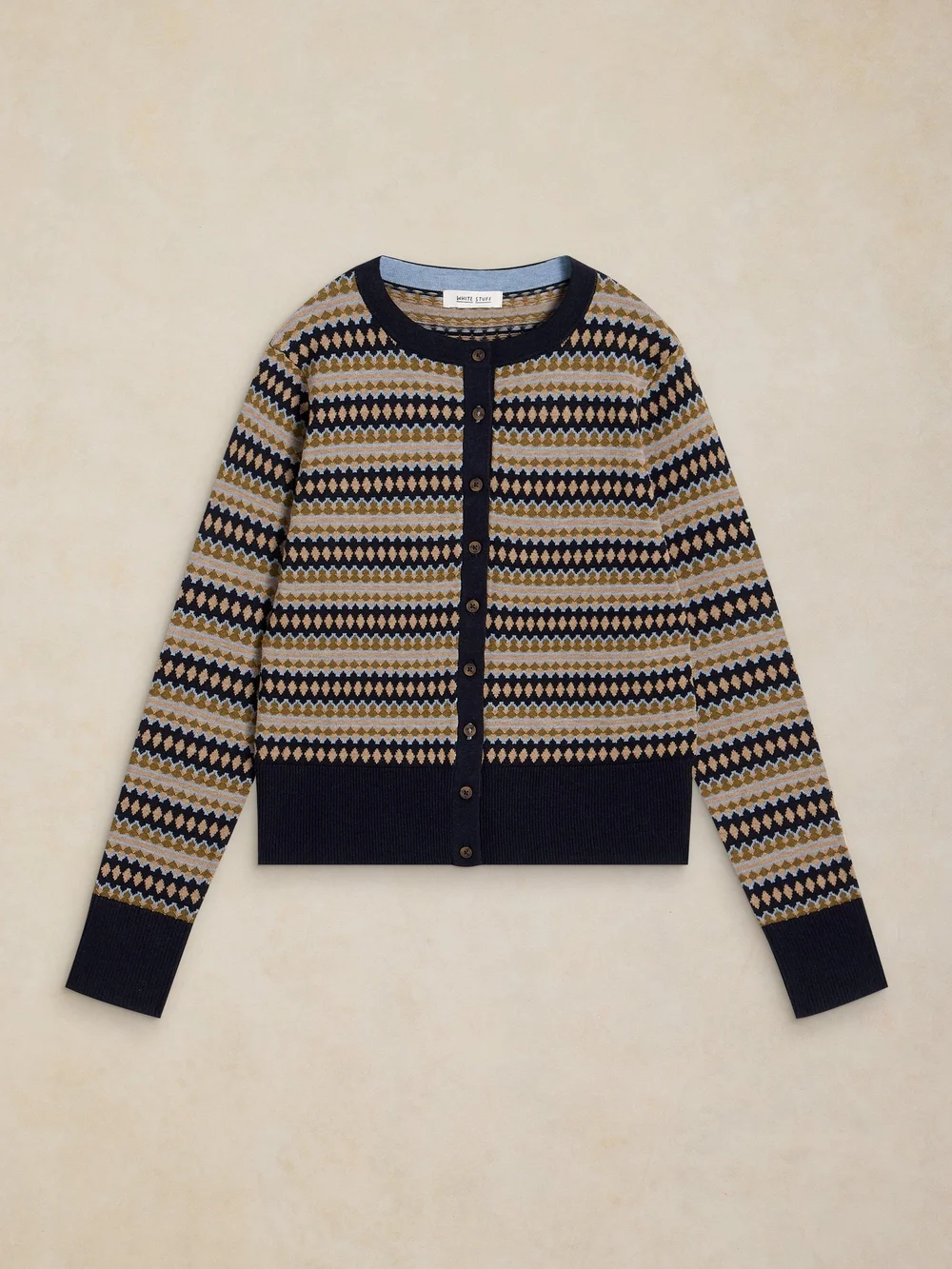 Cardigan Lois Fairisle - Navy Multi - 44 Image 1