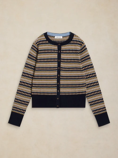 Cardigan Lois Fairisle - Navy Multi - 44 Image 1