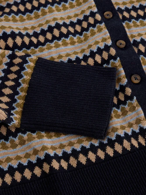 Cardigan Lois Fairisle - Navy Multi - 44 Image 2