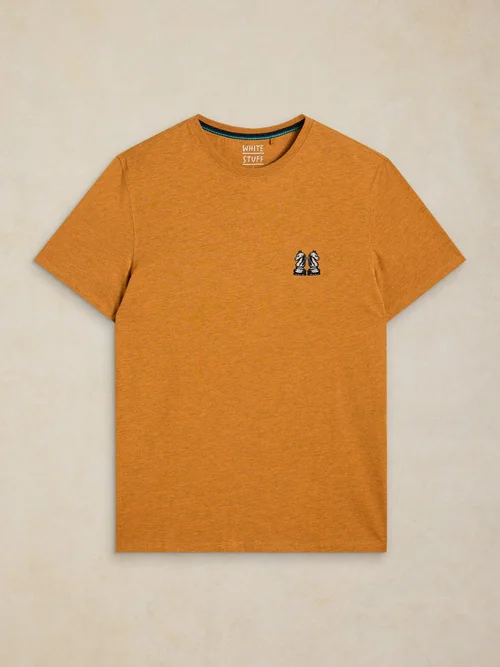 Tee-shirt brodé Abersoch - Yellow Mlt - XXL/R Image 1