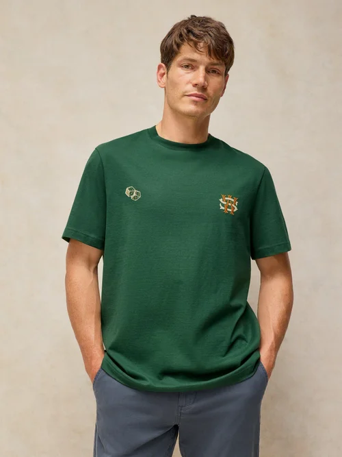 Tee-shirt brodé Horsham - Green Mlt - XXL/R Image 3