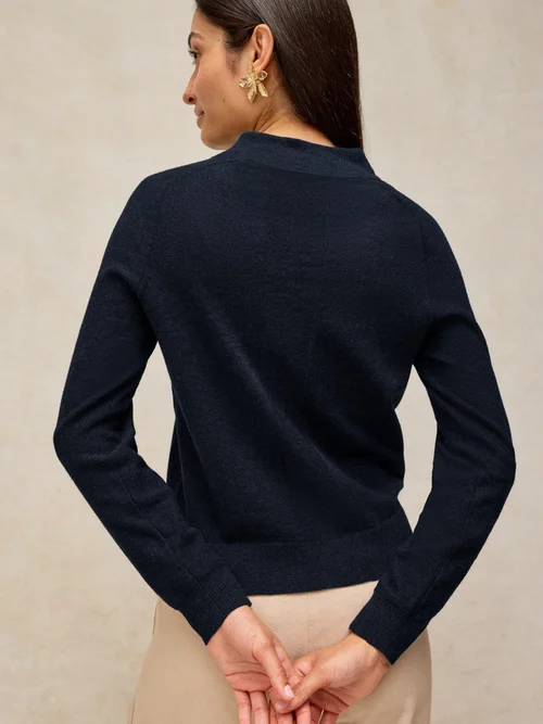 Pull Polo Poppy à Manches Longues - Dark Navy - 46 Image 4