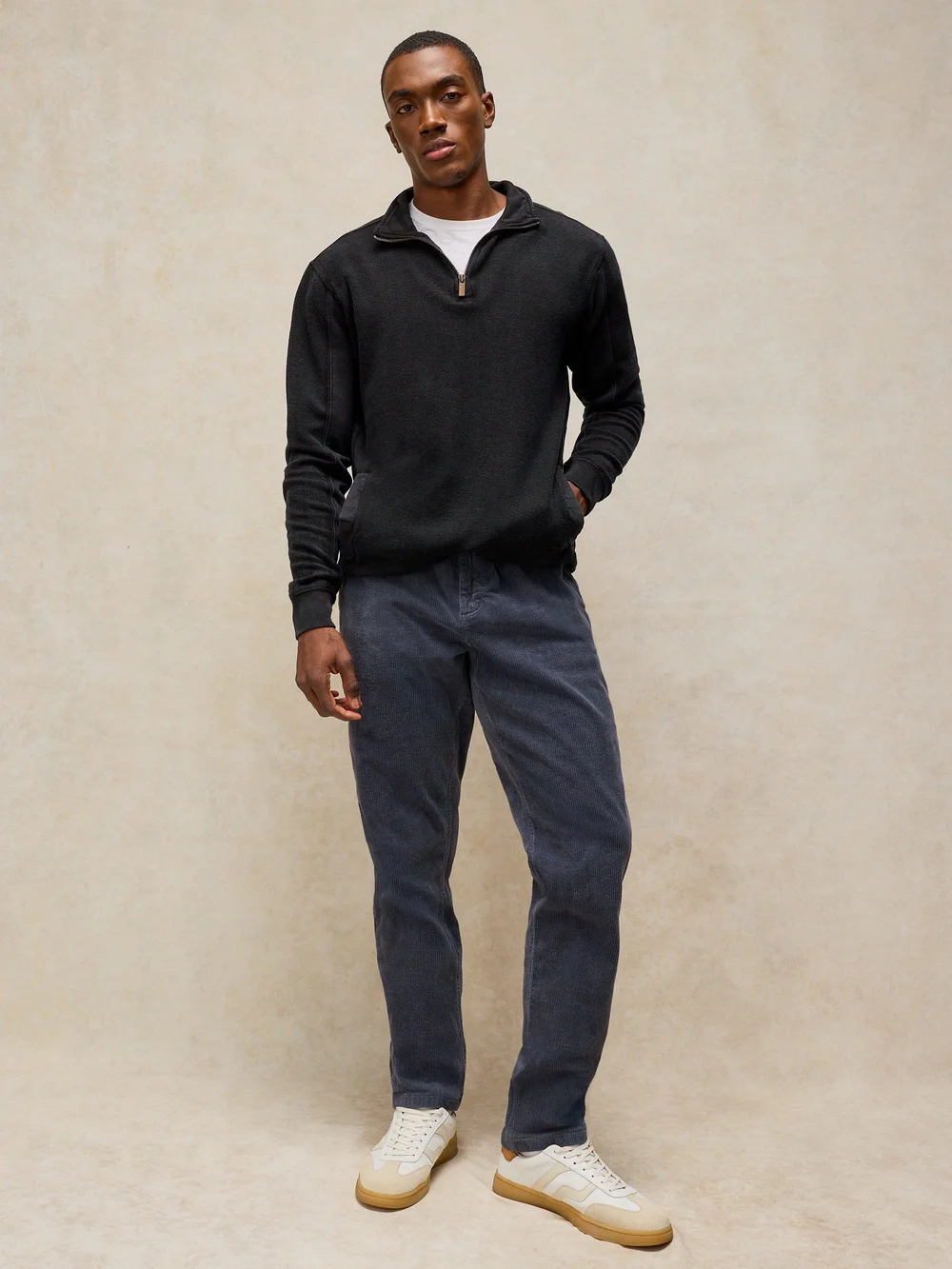 Pantalon Kimber en velours côtelé - Dk Grey - 38/R Image 1