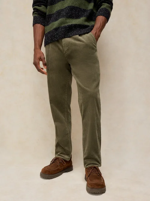 Pantalon Kimber en velours côtelé - Khaki Grn - 38/R Image 1