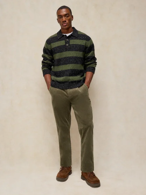 Pantalon Kimber en velours côtelé - Khaki Grn - 38/R Image 3