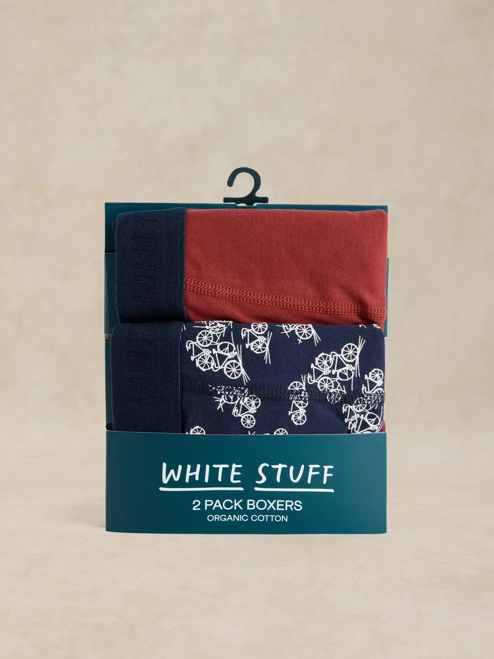 Lot de 2 boxers Hove - Navy Pr - XL Image 1
