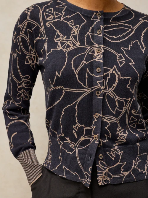Cardigan imprimé Lois - Navy Pr - 52 Image 3