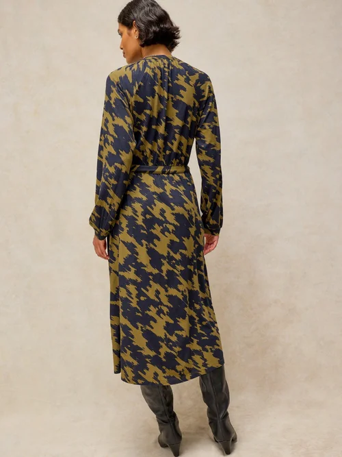 Robe Amara en Jersey - Green Mlt - 52/R Image 4