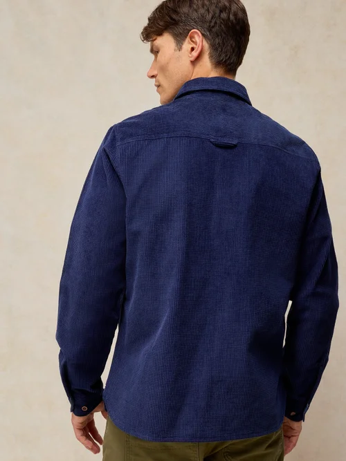 Chemise Griffin Cord - Dark Navy - XXXL Image 4